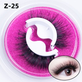 Press on Eyelashes Factory - OEM Handmade Synthetic Fluffy Full Strip Glue Free