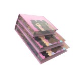 睫毛礼品盒供应商-OEM定制标志3对纸制DIY睫毛盒批发