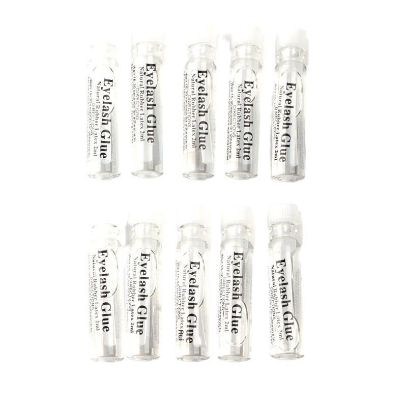 Mini Eyelash Glue Factory - OEM 1g Pack Vegan Extension Glue in 2ml Tube False Lash