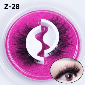 Press on Eyelashes Manufacturer - OEM Handmade 12mm Fluffy Self-Adhesive Lashes