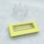 磁铁盒工厂-OEM私标钻石矩形磁性睫毛盒