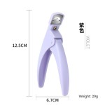 指甲钳供应商-OEM U型平头美容工具水晶指甲光疗