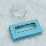 磁铁盒工厂-OEM私标钻石矩形磁性睫毛盒