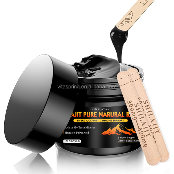 Shilajit Resin Manufacturer - Himalayan Pure Raw 30g 50g for Immune & Energy