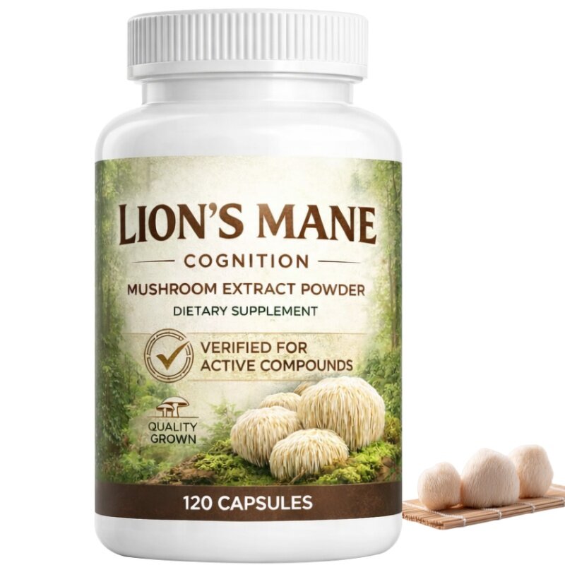 Lion's Mane Capsules Manufacturer - Private Label Organic Mushroom for Energy