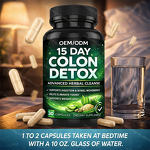 Colon Detox Capsule Manufacturer - OEM 15 Day for Gut Cleanse & Digestive
