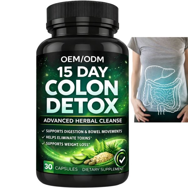 Colon Detox Capsule Manufacturer - OEM 15 Day for Gut Cleanse & Digestive