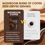 Mushroom Coffee Manufacturer - Vegan Low Acid Rich Chocolate Flavor for Energy