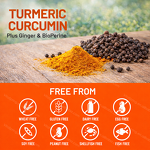 Turmeric Capsules Manufacturer - 1000mg with Bee Propolis Ginger & Black Pepper