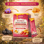 Shilajit Honey Sticks Manufacturer - Strawberry Flavor with Ferulic Acid & Vitamin