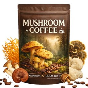 Mushroom Coffee Manufacturer - OEM Customized Neutral Tasting for Brain Health
