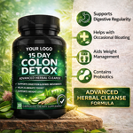 Colon Detox Capsule Manufacturer - OEM 15 Day for Gut Cleanse & Digestive