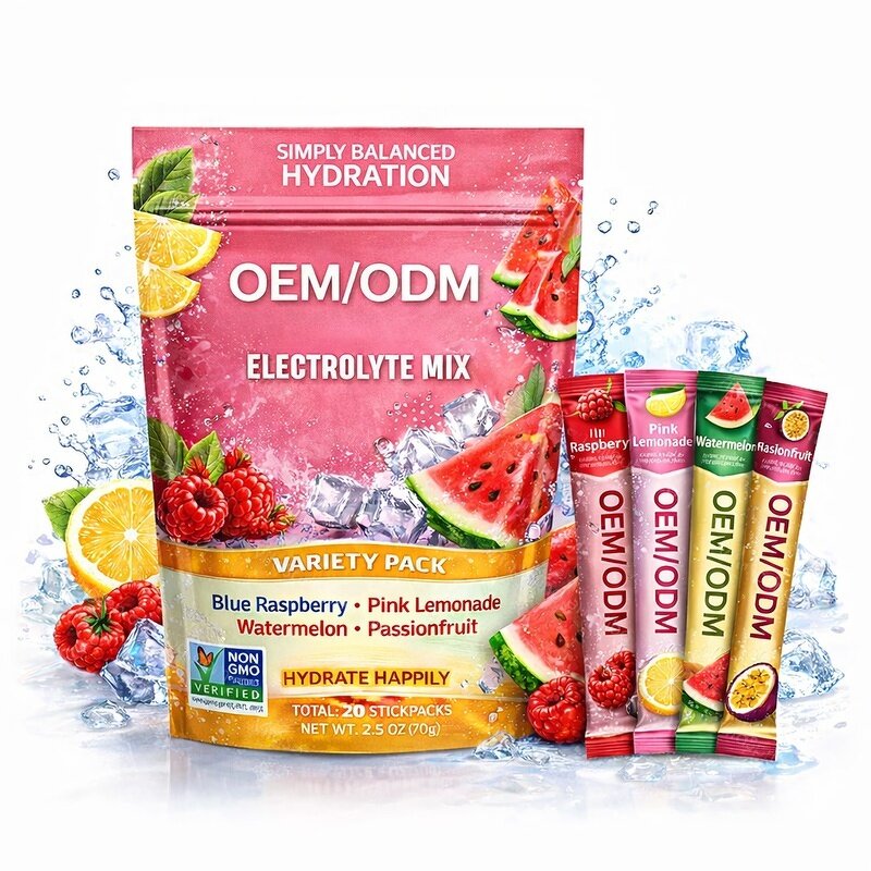 Electrolyte Drink Powder Manufacturer - OEM ODM No Sugar Bulk for Sports