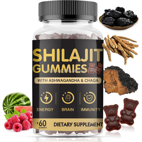Shilajit Gummies Manufacturer - Premium 100% Natural Gold 60 for Immune Support
