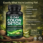 Colon Detox Capsule Manufacturer - OEM 15 Day for Gut Cleanse & Digestive