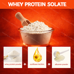 Whey Protein Isolate Powder Manufacturer - High Quality OEM ODM for Gym