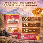 Shilajit Honey Sticks Manufacturer - Strawberry Flavor with Ferulic Acid & Vitamin