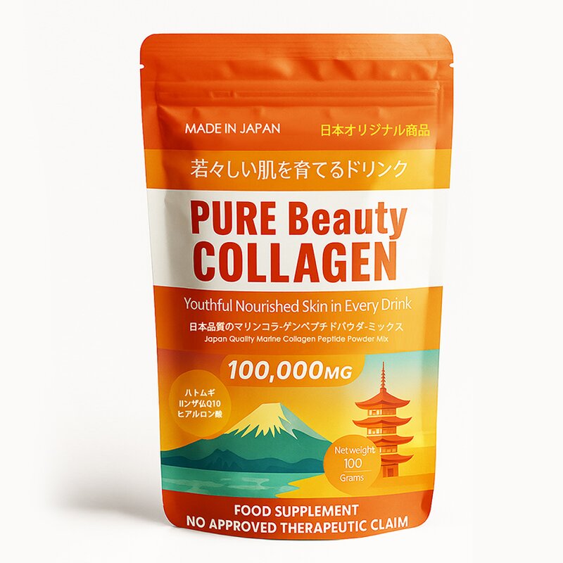 Collagen Powder Manufacturer - 100,000 mg Natural Deep-Sea Fish Marine for Anti-Aging