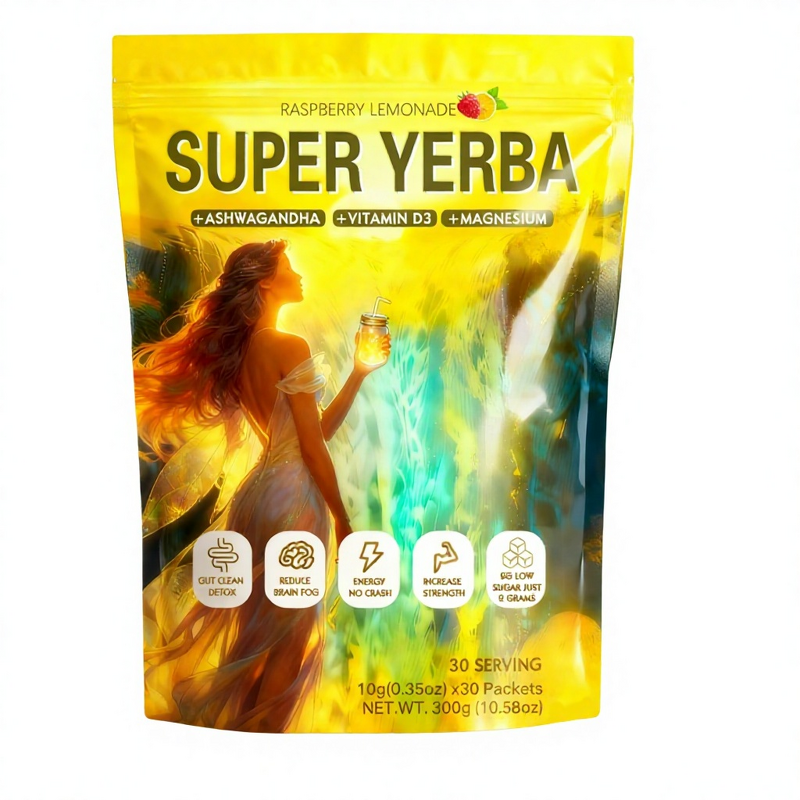 Yerba Mate Tea Powder Manufacturer - OEM Private Label 4 in 1 Low Sugar