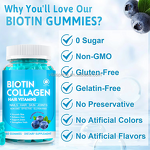 Biotin Gummies Manufacturer - Best-Selling Wholesale Private Label 10000mcg