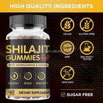 Shilajit Gummies Manufacturer - Premium 100% Natural Gold 60 for Immune Support