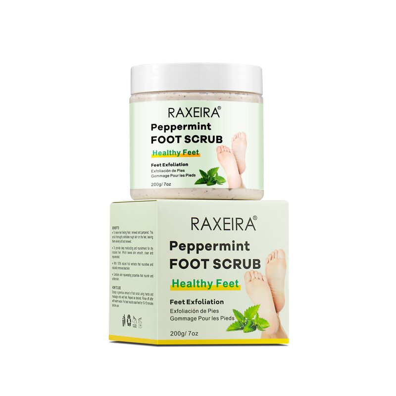 Foot Scrub Manufacturer - Peppermint Pedicure Exfoliation Shea Butter & Private Label