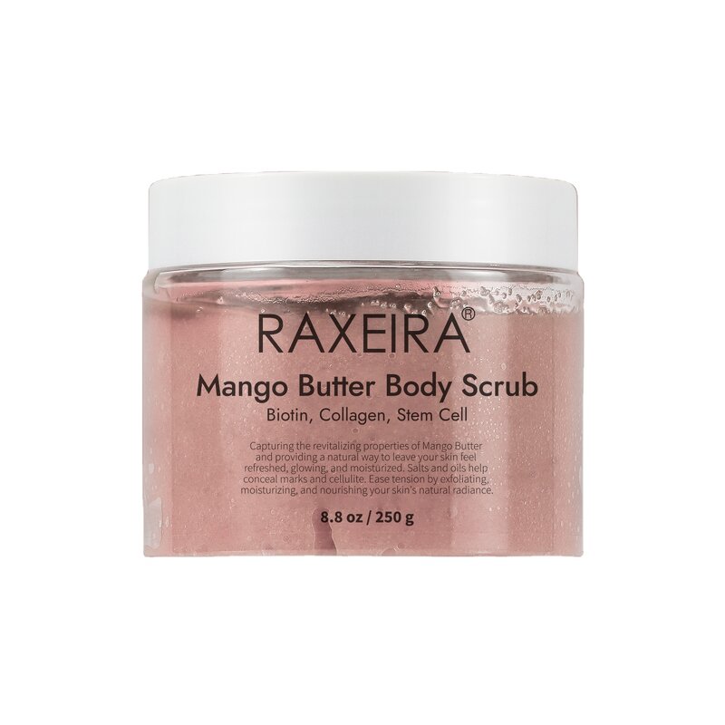 Body Scrub Manufacturer - Mango Shea Butter Vegan Natural Whitening for Woman & OEM