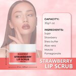 Lip Scrub Balm Manufacturer - Strawberry Pink Lips Natural Vegan & OEM/ODM Private Label