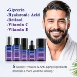 Men's Skin Care Set Manufacturer - Anti Wrinkle Serum Cream Moisturizing for Dry Skin New