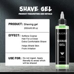 Shaving Cream Gel Manufacturer - Organic Aloe Vera Vitamin E Soothing Men's Beard Care & Private Label