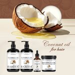 Hair Care Kit Manufacturer - Organic Coconut Shampoo Conditioner Mask Oil Anti-Hair Loss