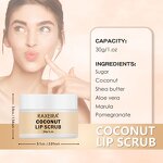 Lip Scrub Manufacturer - Coconut Oil Brightening Exfoliating Peeling Custom