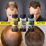 Hair Fiber Powder Manufacturer - 30g 3 Colors Black Grey Brown Thickness Enhance & Private Label