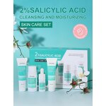 Skin Care Set Manufacturer - Salicylic Acid Cleanser Toner Serum Cream Oil Control Hot Sale