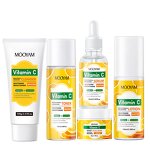Skin Care Set Manufacturer - VC Brightening Moisturizing Five-piece Cleanser Cream Water