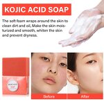 Kojic Acid Soap Manufacturer - 100g Brightening Reduces Dark Spots Cleansing Whitening OEM