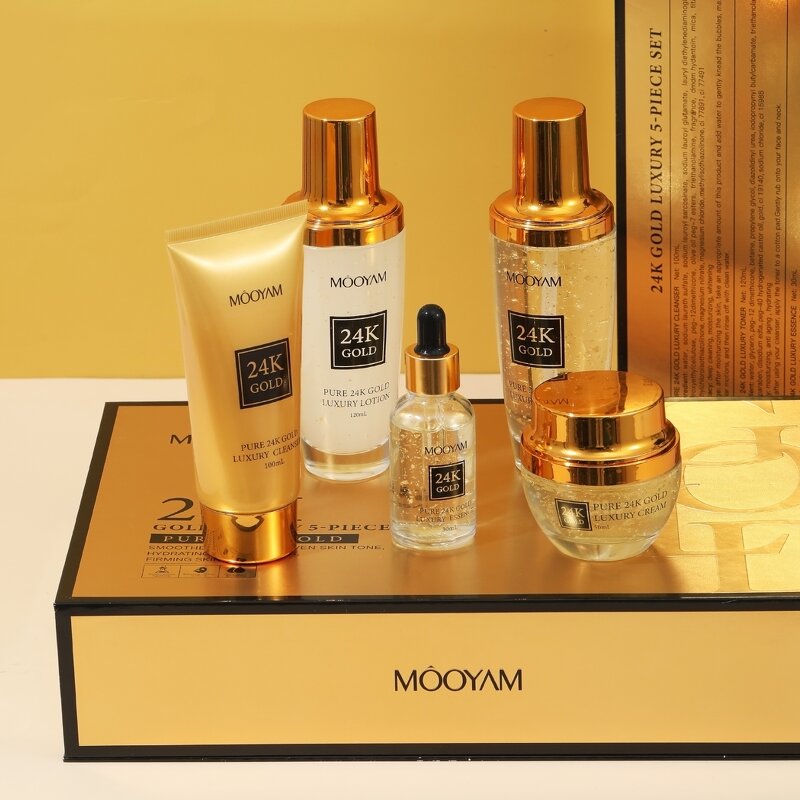 Skin Care Set Manufacturer - 24K Essence Liquid Pure Gold Extract Hydrating Beauty Salon
