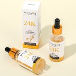 24K Gold Facial Essence Manufacturer - 30mL Vitamin E Retinol Anti-Wrinkle Firming Hyaluronic