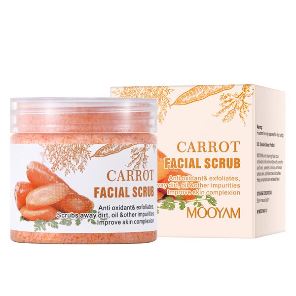 Facial Scrub Manufacturer - Cleansing Massaging Ice Cream Carrot Blueberry Vitamin C