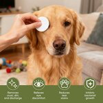 Pet Tear Stain Remover Manufacturer - Cotton Pads Herbal Formula Gentle Non-Irritating OEM