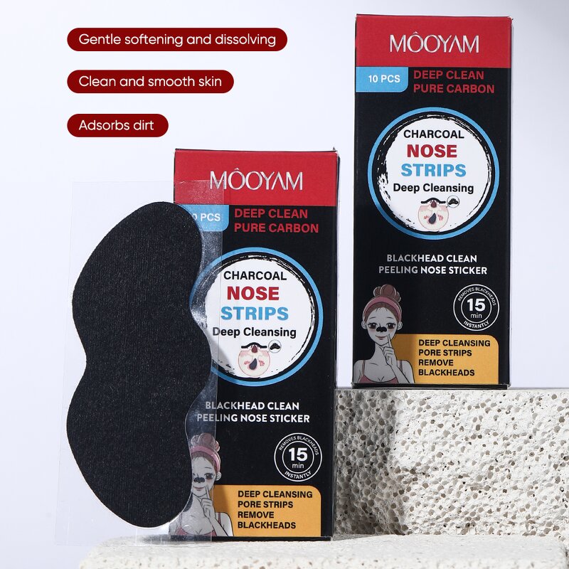 Nose Strips Manufacturer - Bamboo Charcoal Blackheads Remove Pores Clean Oil Absorb