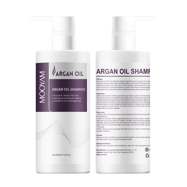 Moroccan Oil Shampoo Manufacturer - Deep Moisturizes Root Repair Reduce Frizz Oil Control
