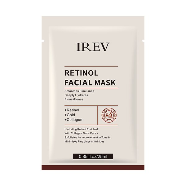 Retinol Face Mask Manufacturer - Deep Moisturizing Sheet Mask Oil Control Brighten Skin OEM