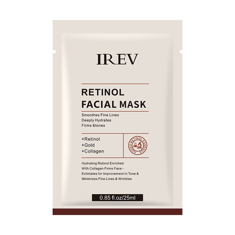 Retinol Face Mask Manufacturer - Deep Moisturizing Sheet Mask Oil Control Brighten Skin OEM