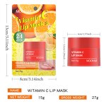 Citrus Vitamin C Lip Mask Manufacturer - Moisturizing Exfoliating Dead Skin Reduces Wrinkles