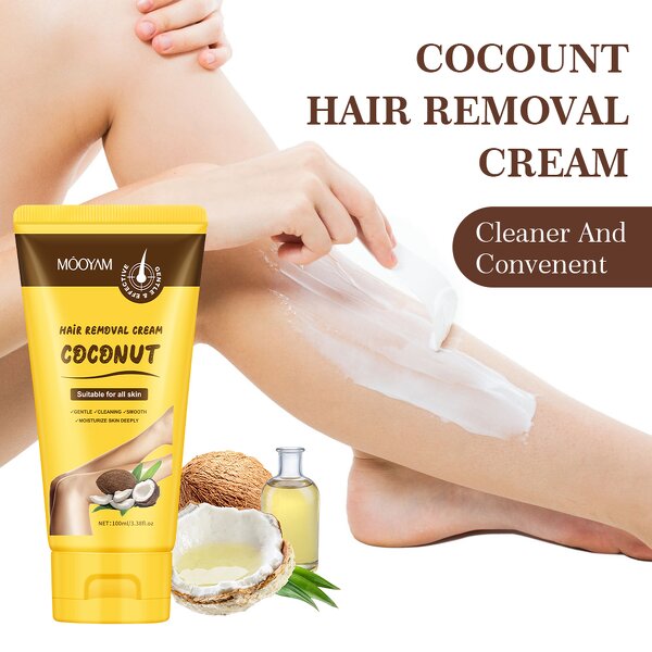Hair Removal Cream Manufacturer - Coconut Oil Extract Arm Body Deep Cleaning & Private Label