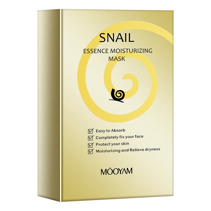 Snail Facial Mask Manufacturer - 25mL*10 Mucin Moisturizing Hydrating Repairing Serum