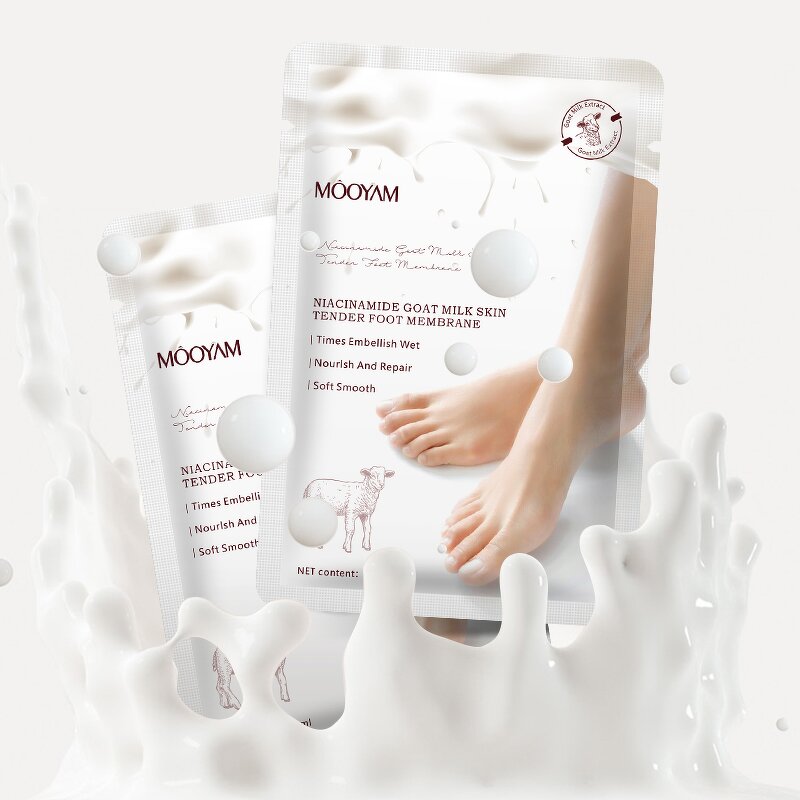Foot Mask Manufacturer - Nicotinamide Goat Milk Exfoliates Calluses Softens Whitens