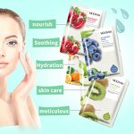 Fruit Sheet Mask Manufacturer - Organic Green Apple Kiwi Blueberry Cleanse Hydrate