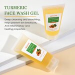 Turmeric Facial Cleanser Manufacturer - Gentle Cleansing Anti-blemish Antioxidant Moisturizing